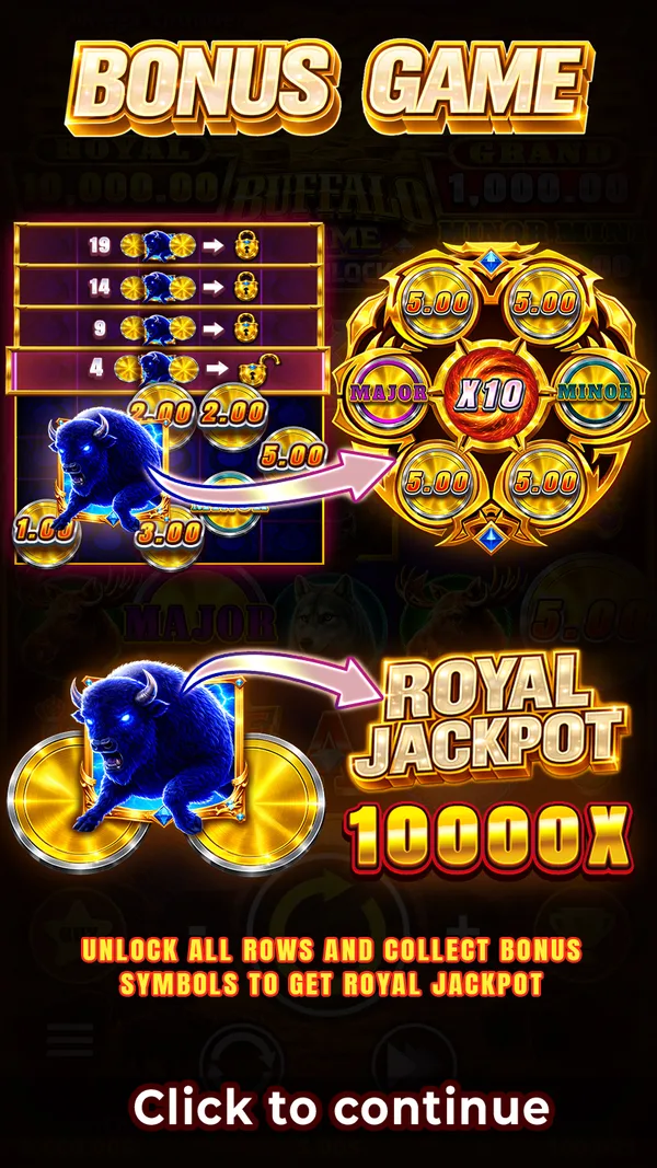 Buffalo Prime X-Unlock mobile — Running-Wins-Bonus
